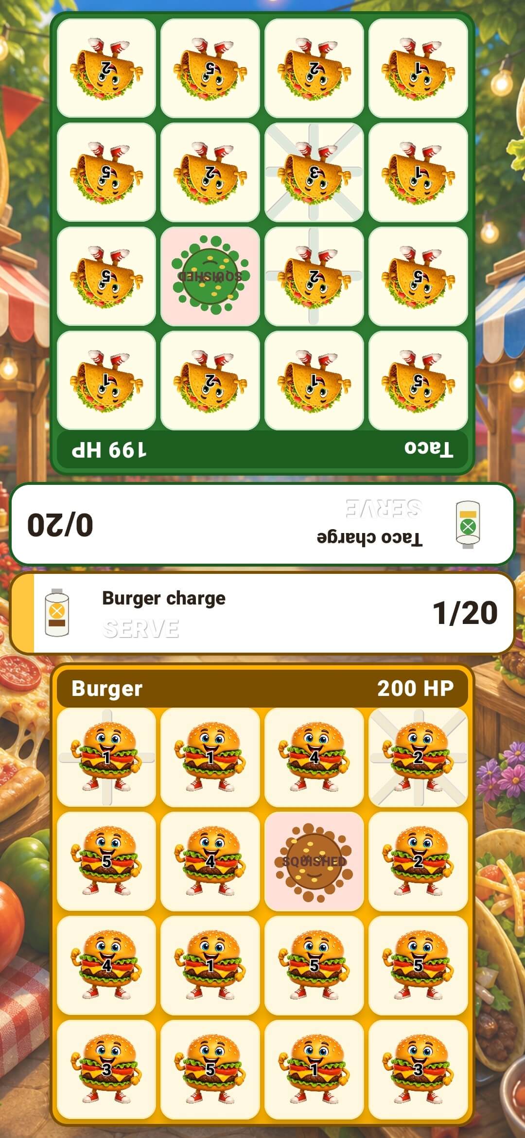 Tap Tap — SQUISH! configured for FOOD campaign gameplay.